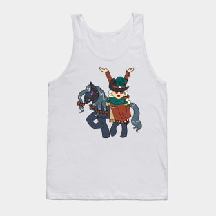 Dullahan Headless Horsewoman Rider CHIBI SD MONSTER GIRLS Series I Tank Top